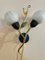 Lampada da parete floreale, Francia, anni '50, Immagine 4