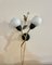 French Floral Wall Light, 1950s, Image 1