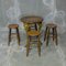 Victorian English Pub Stools by Gaskell and Chambers, Set of 4 3