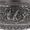 Burmesische Schale aus massivem Silber, 20. Jh., 1900er 8