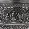 Burmesische Schale aus massivem Silber, 20. Jh., 1900er 9