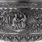 Burmesische Schale aus massivem Silber, 20. Jh., 1900er 10