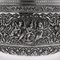 Burmesische Schale aus massivem Silber, 20. Jh., 1900er 12