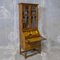 Early 20th Century Oak Bureau Bookcase with Stained Windows 2