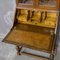 Early 20th Century Oak Bureau Bookcase with Stained Windows 8