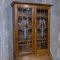 Early 20th Century Oak Bureau Bookcase with Stained Windows 5