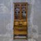 Early 20th Century Oak Bureau Bookcase with Stained Windows, Image 9