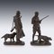 20th Century Austrian Bronze Hunters by Hans Müller, 1910s, Set of 2, Image 3
