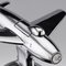 Verchromtes Flugzeug Tischfeuerzeug von Dunhill, 1960er 8