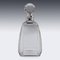 20th Century English Solid Silver & Glass Spirit Decanter from Mappin & Webb, 1929s 5