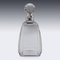 20th Century English Solid Silver & Glass Spirit Decanter from Mappin & Webb, 1929s, Image 6
