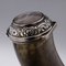 Snuff da tavolo in corno, agata fasciata e argento massiccio, XIX secolo, Immagine 16