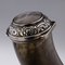 19th Century Scottish Horn, Banded Agate & Solid Silver Table Snuff Mull, 1870 15