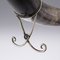 19th Century Scottish Horn, Banded Agate & Solid Silver Table Snuff Mull, 1870 19