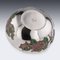 19th Century Chinese Export Solid Silver & Enamel Bowl by Wang Hing, 1890s, Image 5