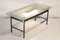 French Glass & Steel Light Coffee Table by Robert Mathieu, 1950s 4