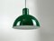 Große Dänische Grüne Maxi Bunker Lampe von Jo Hammerborg für Fog & Morup, 1970er 1