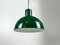 Large Danish Green Maxi Bunker Lamp by Jo Hammerborg for Fog and Morup, 1970s 1