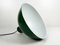 Large Danish Green Maxi Bunker Lamp by Jo Hammerborg for Fog and Morup, 1970s, Image 6