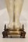 Lámpara de bronce y cristal de Murano con incrustaciones doradas, años 50, Imagen 7