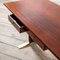 Schreibtisch aus Holz & Messing mit 2 Schubladen von Osvaldo Borsani für Borsani Varedo, 1960er 2