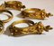 Louis XVI Style French Gilt and Chiseled Bronze Curtain Rings, Set of 11 5