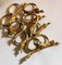 Louis XVI Style French Gilt and Chiseled Bronze Curtain Rings, Set of 11 4