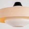 Mid-Century Fiberglass and Milk Glass Pendant by Louis Kalff for Philips, 1960s 7