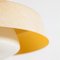 Mid-Century Fiberglass and Milk Glass Pendant by Louis Kalff for Philips, 1960s 2