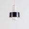 Mid-Century Metal and Milk Glass Pendant, 1960s, Image 7