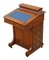 Antique Victorian Inlaid Walnut Davenport Writing Table Desk, 1880s 7