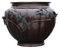Large Antique Oriental Japanese Meiji Period 19th Century Bronze Jardinière Planter Bowl, Image 6