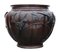 Large Antique Oriental Japanese Meiji Period 19th Century Bronze Jardinière Planter Bowl, Image 1