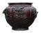 Large Antique Oriental Japanese Meiji Period 19th Century Bronze Jardinière Planter Bowl 4