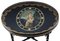 Antique Black Lacquer Painted Serving Tray on Stand Coffee Table, 1890s, Image 2