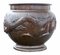 Large Antique Japanese 19th Century Meiji Period Bronze Jardinière Planter Bowl 4