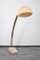 Lámpara de pie Bow con base de mármol de Hustadt Leuchten, años 60, Imagen 2