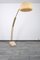 Lámpara de pie Bow con base de mármol de Hustadt Leuchten, años 60, Imagen 8