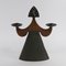 Russian Figure Candlestick in Copper Patinated Metal 3