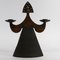 Russian Figure Candlestick in Copper Patinated Metal 1