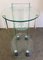 Italian Glass Bar Cart Trolley from Galotte & Radice, 1980s, Image 6