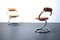 Cognac Leather Spiral or Cobra Chairs by Giotto Stoppino for Comfort Italy, 1970s, Set of 2, Image 5