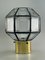 Space Age Deckenlampe aus Glas von Limburg, 1960er 1