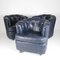 Small Leather Armchairs by Richard Plumer, 1982, Set of 3, Image 6