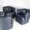 Small Leather Armchairs by Richard Plumer, 1982, Set of 3, Image 9