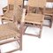 Wooden & Rope Chairs, Set of 6 10