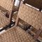 Wooden & Rope Chairs, Set of 6 6