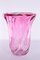 Large Vintage Cranberry Crystal Vase from Val Saint Lambert, Image 1