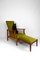 Grüner Morris Sessel aus Samt & Buche, UK, 1900 7