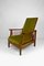 Green Velvet & Beech Morris Armchair, UK, 1900 16